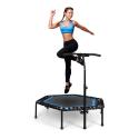 KLARFIT Jumpanatic Pro, fitnes trampolína, 50"/127 cm Ø, tyč s rukoväťou, modrá