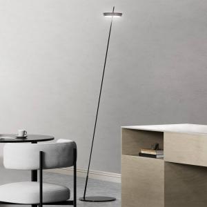 LED akumulátorová stojaca lampa Mahina, čierna, výška 130 cm, kov, CCT