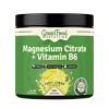 GREENFOOD Magnesium citrate + vitamin B6 príchuť citrón 150 g