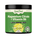 GREENFOOD Magnesium citrate + vitamin B6 príchuť citrón 150 g