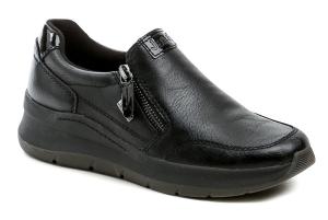 Jana 8-24761-45 čierne dámske poltopánky šírka H EUR 37