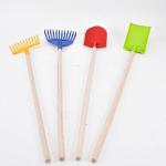 Kinekus Detské náradie, sada 4 ks, plast + drevo