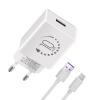 OBAL:ME Cestovná Nabíjačka USB-A 10W + USB-A/Lightning Kábel 1m Biela