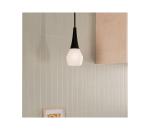 Elstead Kichler KL-DEELA-P-BK - Závesné svietidlo na tyči DEELA 1xE27/60W/230V priemer 17,8 cm čierna