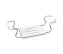 Wenko WENKO 17930100-Sedátko do vane SECURA 26x18 cm biela/strieborná