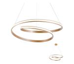 Redo Redo 01-1796 - LED Luster na lanku TORSION LED/40W/230V bronz