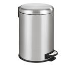 Wenko WENKO 22704100 - Elegantný kôš LEMAN 30,5 x 44 cm, nehrdzavejúca oceľ, satinovaný povrch, čierny