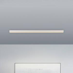 PURE stropné LED svetlo Lines, biele, 110 cm, CCT, diaľkové ovládanie