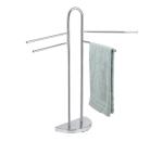 Wenko WENKO 16610100 - Stojan na uteráky COSENZA 33x93,5 cm lesklý chróm