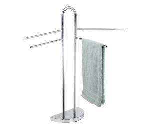 Wenko WENKO 16610100 - Stojan na uteráky COSENZA 33x93,5 cm lesklý chróm
