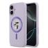 Karl Lagerfeld Liquid Silicone Karl and Choupette MagSafe Zadní Kryt pro iPhone 17 Purple