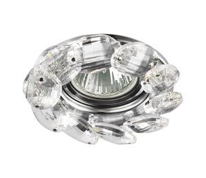 LUXERA  - Bodové svietidlo CRYSTALS 1xGU10/50W/230V