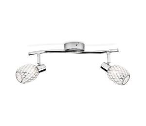 Philips Massive 50272/11/E7 - Bodové svietidlo DELTOID 2xG9/28W/230V lesklý chróm 50272/11/E7