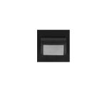 ProVero LED Schodiskové svietidlo DECORUS LED/1,2W/12V 6000K čierna ID-1153