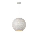 Lucide 21409/40/31 - Závesné svietidlo OTONA 1xE27/60W/230V biela 21409/40/31