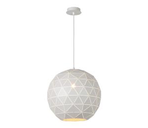 Lucide 21409/40/31 - Závesné svietidlo OTONA 1xE27/60W/230V biela 21409/40/31