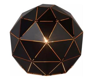 Lucide 21509/25/30 - Stolná lampa OTONA 1xE27/25W/230V čierna 21509/25/30
