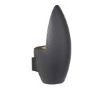 Lucide 27854/01/30 - Vonkajšie nástenné svietidlo ELDO 1xGU10/35W/230V čierne 27854/01/30