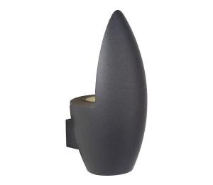 Lucide 27854/01/30 - Vonkajšie nástenné svietidlo ELDO 1xGU10/35W/230V čierne 27854/01/30