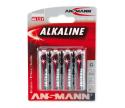 Ansmann 09629 LR6 AA RED - 4ks alkalická batéria 1,5V 09629