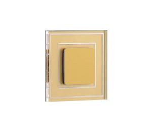 LDST KE-01-SZ-BC8 - LED schodiskové svietidlo KELLY 8xLED/1,2W/230V zlatá 3500K KE-01-SZ-BC8