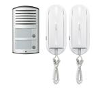 Bticino 366821 - Domový zvonček pre 2 byty + vstupný panel LINEA 2000 IP54 366821