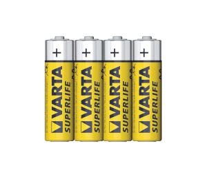 Varta 2006 - 4 ks Zinkouhlíková batéria SUPERLIFE AA 1,5V 2006101304