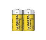 Varta 2014 - 2 ks Zinkouhlíková batéria SUPERLIFE C 1,5V 2014101302