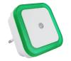 LED Nočné svetlo so senzorom LED/0,5W/230V zelená 034 0000185