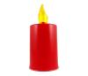 LED Sviečka LED/2xAA teplá biela 10,8 cm červená 028 0000243