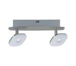 Paulmann 66651 - LED Bodové svietidlo SQUARELENSE 2xLED/3,2W/230V 66651