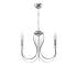 Jupiter 1687 - Luster na reťazi MELANI 3xE14/40W/230V strieborná 1687