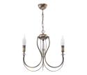 Jupiter 1633 - Luster na reťazi MELANI 3xE14/40W/230V mosadz patina 1633