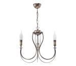 Jupiter 1633 - Luster na reťazi MELANI 3xE14/40W/230V mosadz patina 1633