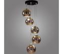 Kemar NP/5/W/D3 - Luster na lanku KULE 3D 5xE27/60W/230V NP/5/W/D3