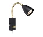 Markslöjd 106589 - Stmievateľné nástenné svietidlo CIRO 1xGU10/7W/230V čierna 106589