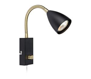 Markslöjd 106589 - Stmievateľné nástenné svietidlo CIRO 1xGU10/7W/230V čierna 106589