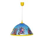 Detský luster na lanku KNIGHT 1xE27/15W/230V WLA-06 RYCERZ ŻÓŁTY