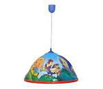 Detský luster na lanku ROOSTER 1xE27/15W/230V WLA-06 KOGUT CZERWONY