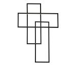 Azzardo  - LED Stmievateľné nástenné svietidlo QUADRATUS 3xLED/80W/230V