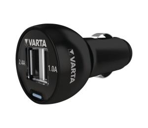 VARTA 57931 - Nabíjačka adaptér do auta USB 12V 57931101401