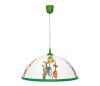 Detský luster na lanku FISH 1x27/15W/230V WLA-06 RYBY ZIELONY