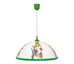 Detský luster na lanku FISH 1x27/15W/230V WLA-06 RYBY ZIELONY
