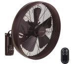 Lucci air 213125 - Nástenný látor BREEZE 55W/230V čierna/hnedá + DO 213125EU