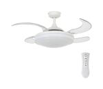 FANAWAY 212980 - Stropný látor EVORA 2xE27/15W/230V biela + DO 212980