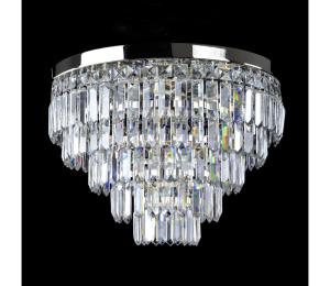 Wranovsky JWZ024060301 - Krištáľový prisadený luster 5xE14/40W/230V + 1xE27/40W JWZ024060301