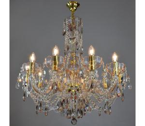 Wranovsky JWZ121102100 - Krištáľový luster na reťazi ZENITH 10xE14/40W/230V JWZ121102100