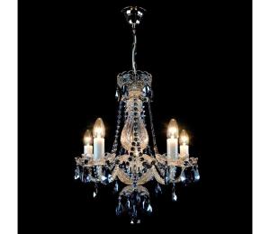 Wranovsky JWZ102052101 - Krištáľový luster na reťazi DE LUXE 5xE14/40W/230V JWZ102052101