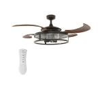 FANAWAY 212925 - LED Stropný látor CLASSIC 3xE27/4W/230V hnedá + DO 212925