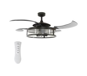 FANAWAY 212927 - LED Stropný látor CLASSIC 3xE27/4W/230V čierna + DO 212927